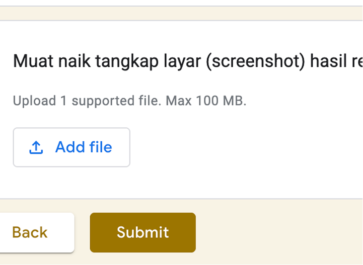 Muat naik tangkap layar
